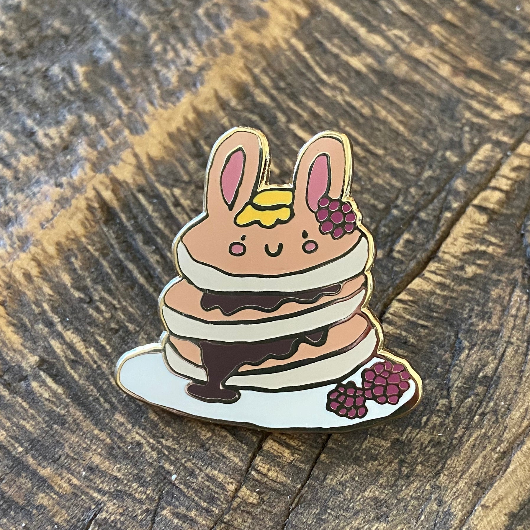 Bunny Pancakes Pin