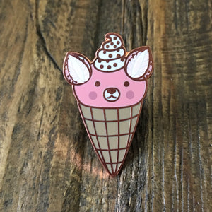 Sox Ice Cream Pin - Rose Gold