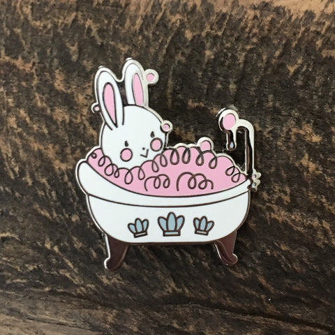 Bath Bunny Pin